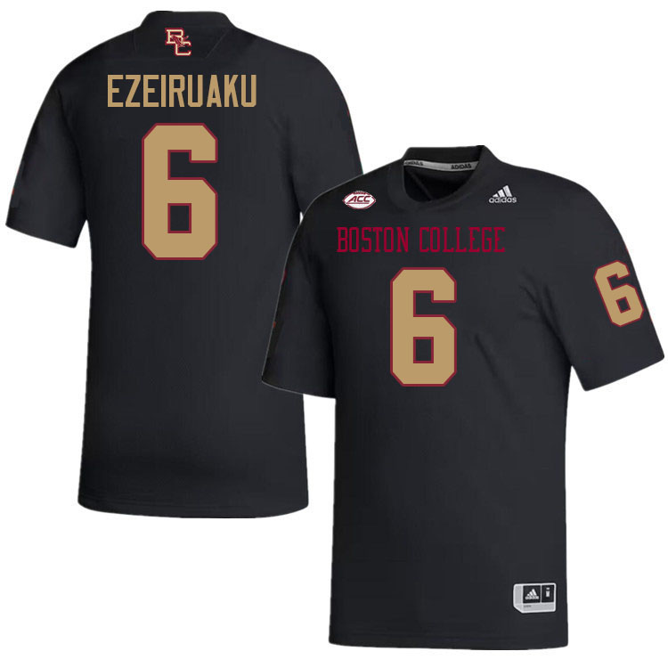 Donovan Ezeiruaku Jersey,#6 Donovan Ezeiruaku Boston College Eagles Football Jersey,Uniforms-Black